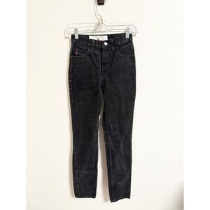 Guess Vintage Y2K Original Classic Fit Narrow Leg Jeans High Rise Black Size 24